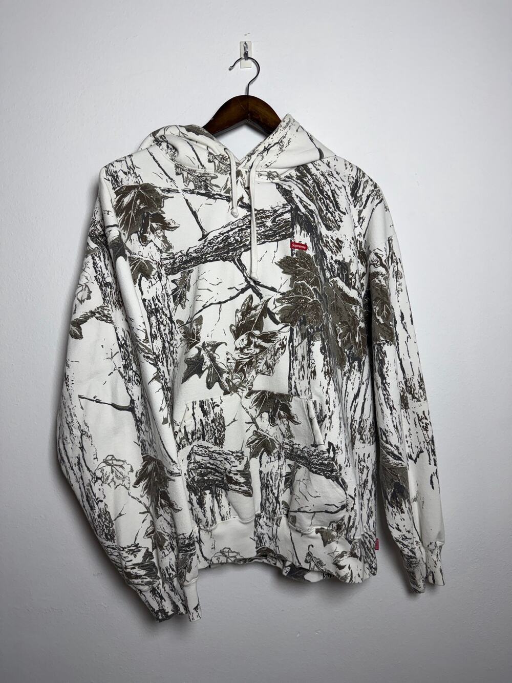 Supreme Small Box Snow Camo Hooded Sweatshirt